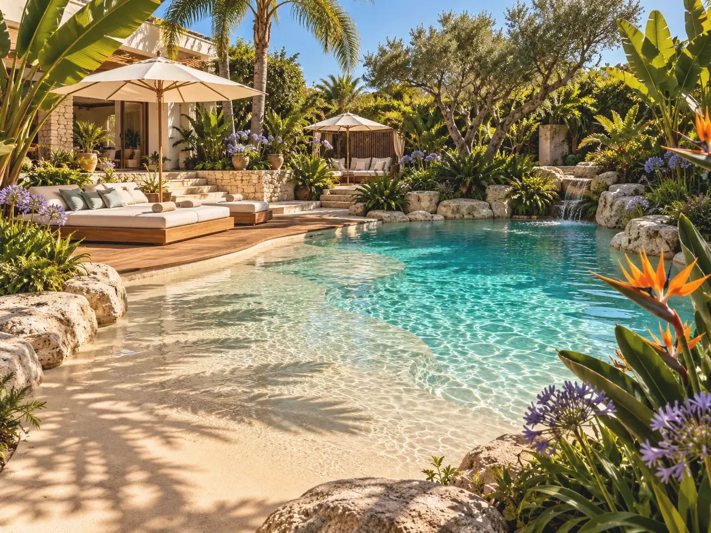 Piscina tipo arena
