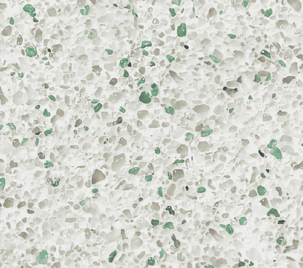 Muestra mineral Arelite Classic Jade para revestimiento de piscina